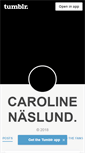 Mobile Screenshot of carolinenaslund.com
